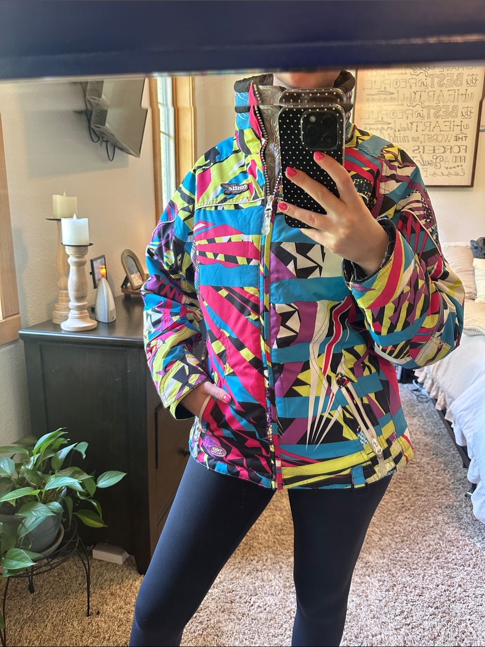Multicolor Geometric Castle X Jacket